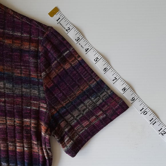 ● Philosophy | Turtle neck Etnic print Top - Picture 5 of 8